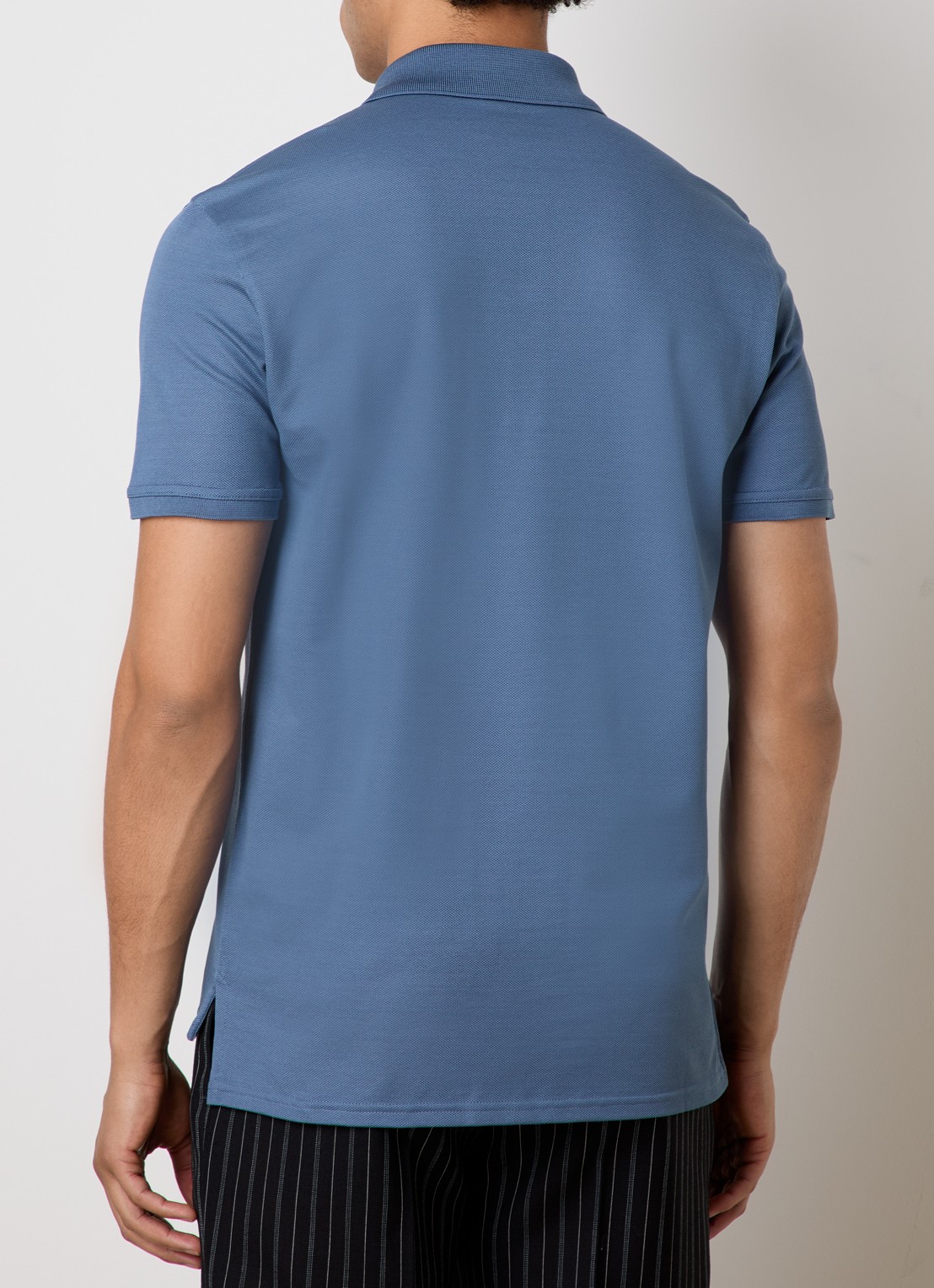 Givenchy Regular fit polo van piqué katoen met logo - achterkant 5 blauw