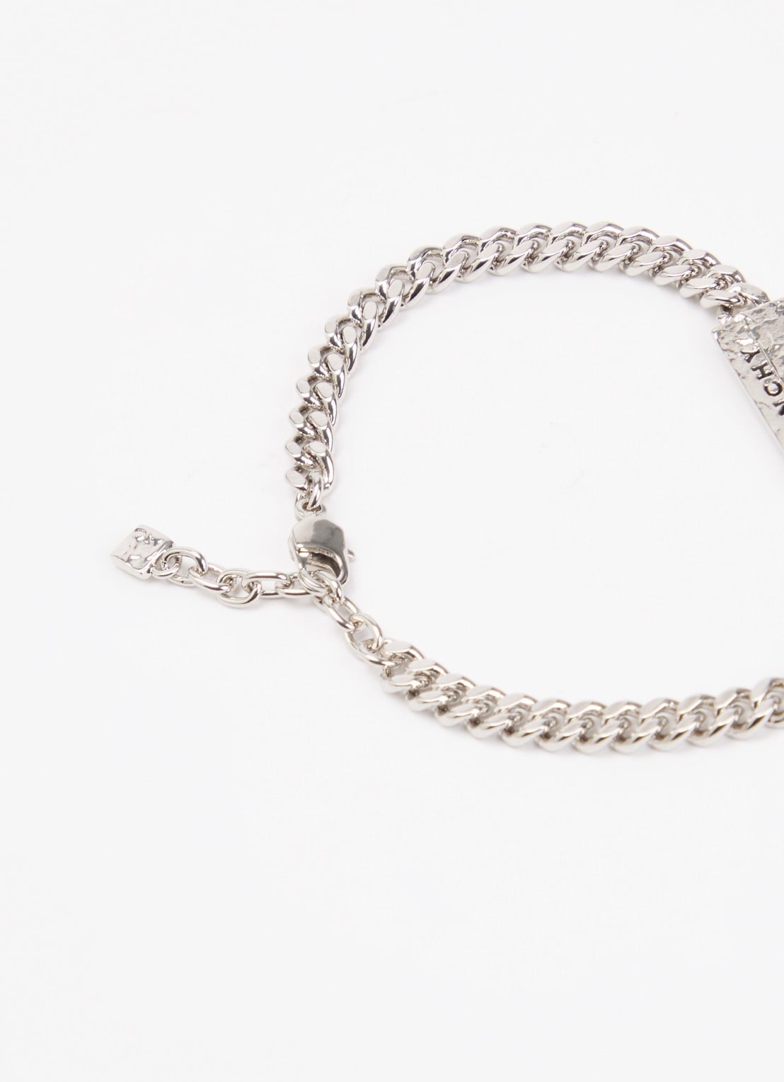 Givenchy Schakelarmband met logo - detail 2 zilver