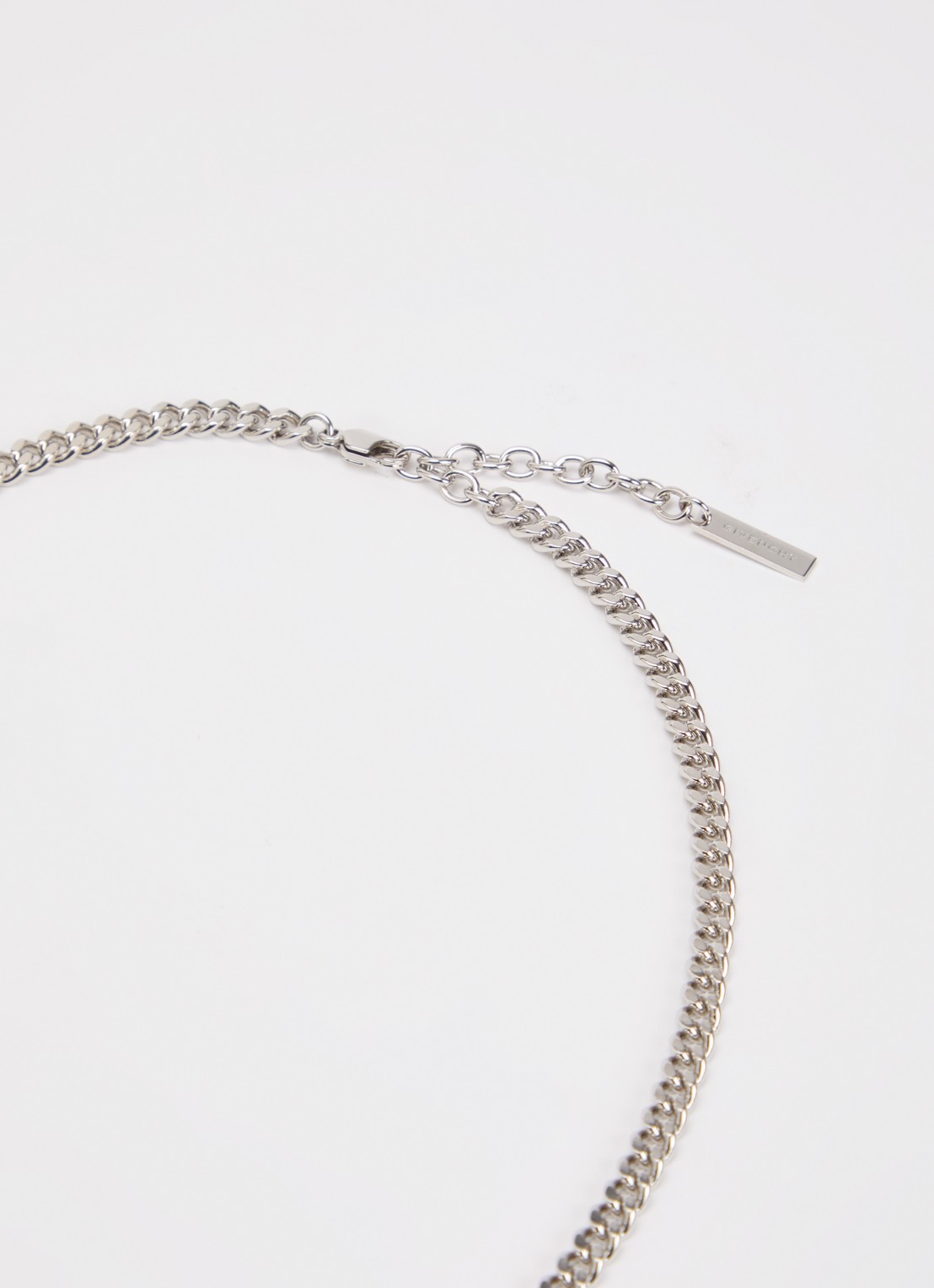 Givenchy Schakelketting met logo - detail 2 zilver