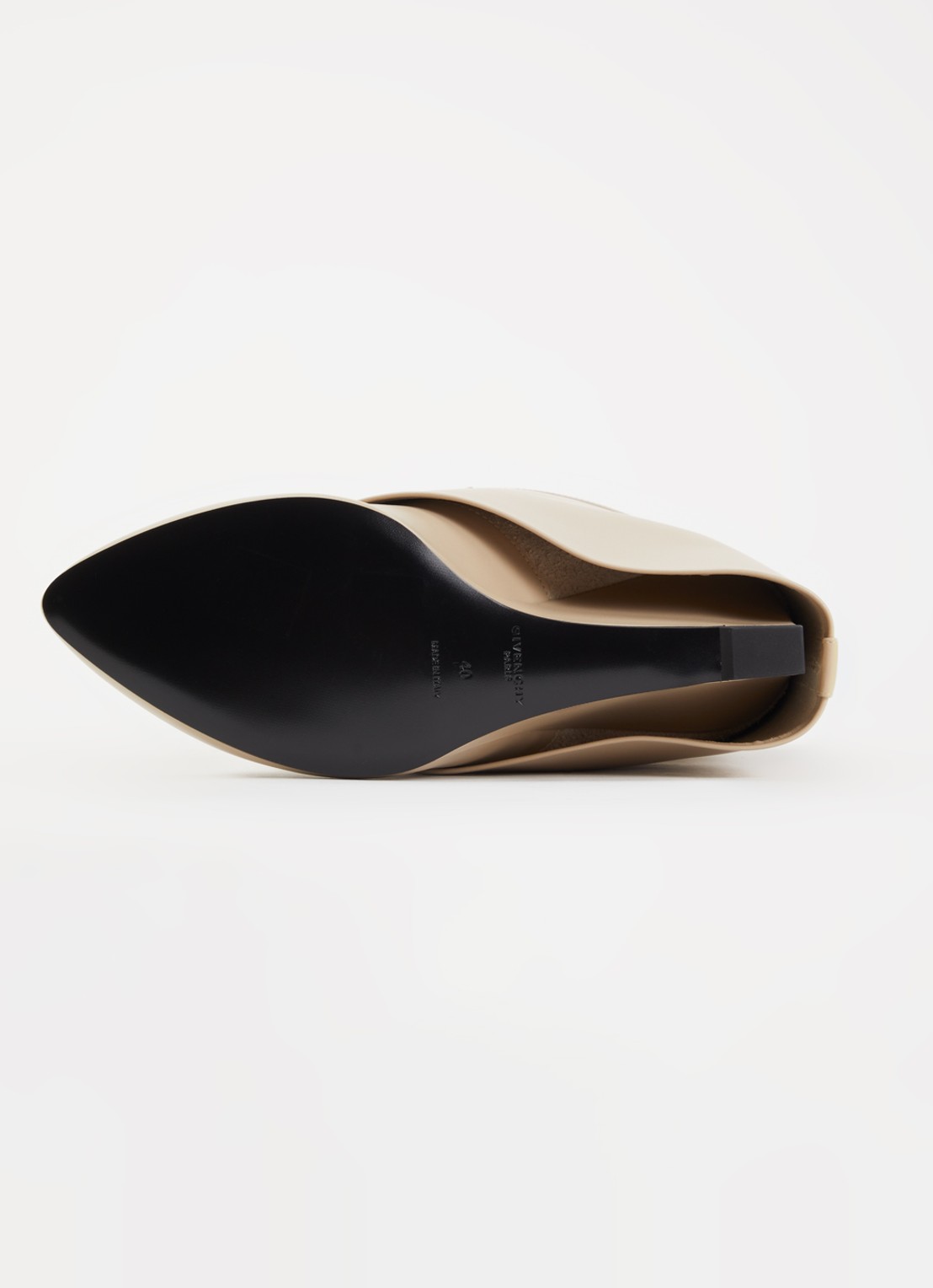 Givenchy Shark enkellaarsje van kalfsleer - detail 4 beige
