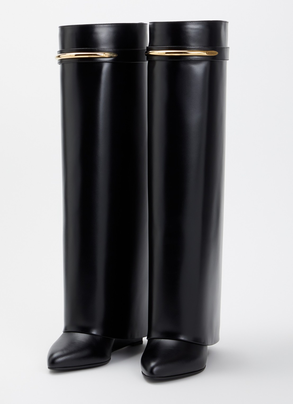 Givenchy Shark laars van kalfsleer - detail 2 zwart