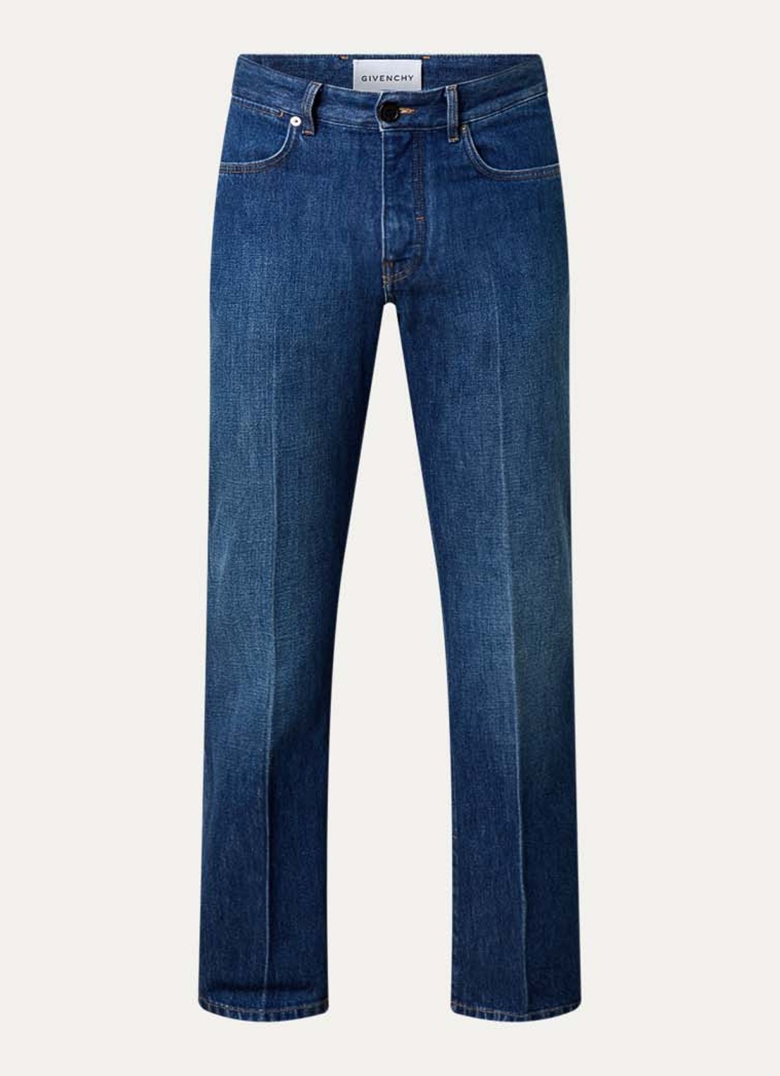 Givenchy Slim fit jeans met medium wassing en steekzakken - voorkant 5 indigo