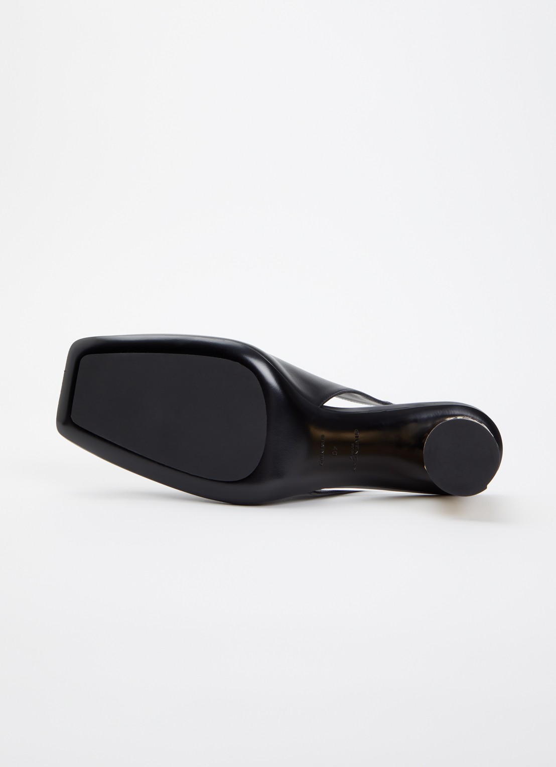 Givenchy Slingback van kalfsleer met metallic details - detail 6 zwart