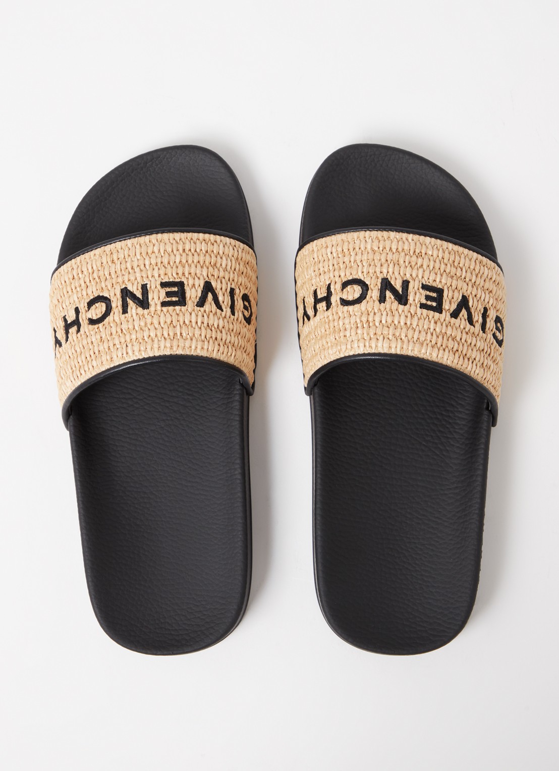 Givenchy Slipper met logo - detail 5 zwart