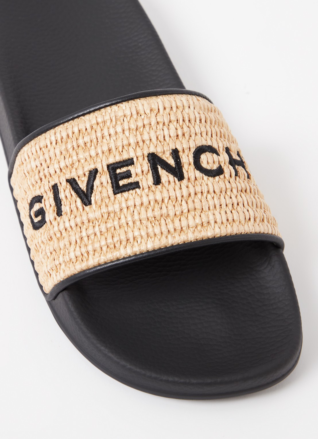 Givenchy Slipper met logo - detail 7 zwart