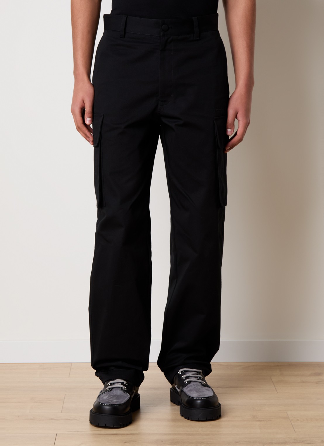 Givenchy  Straight fit cargobroek met steekzakken - detail 2 zwart