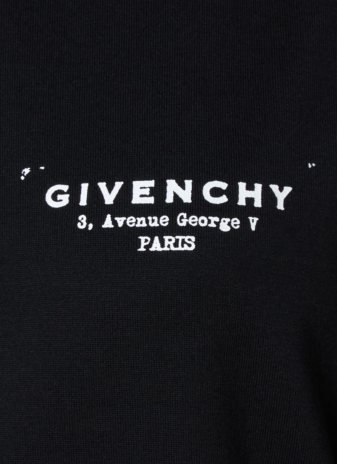 Givenchy T-shirt met logo- en backprint - detail 2 zwart
