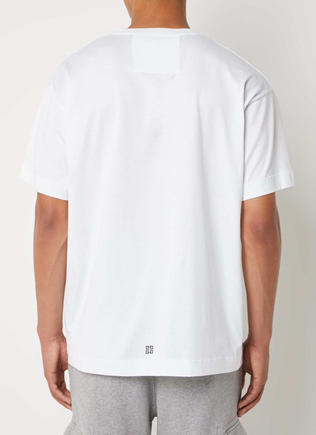 Givenchy T-shirt met logo - achterkant 5 wit