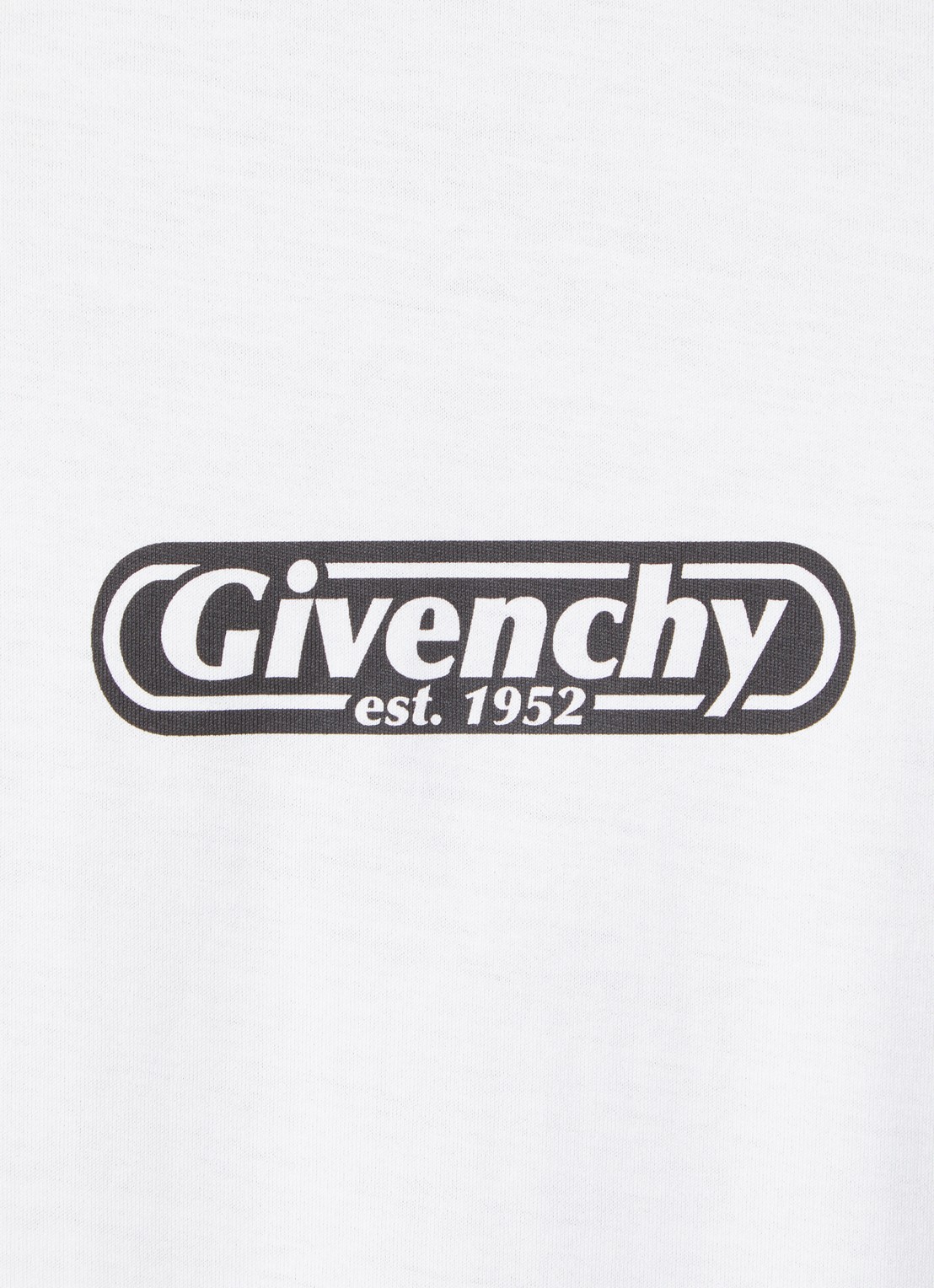 Givenchy T-shirt met logo - detail 4 wit