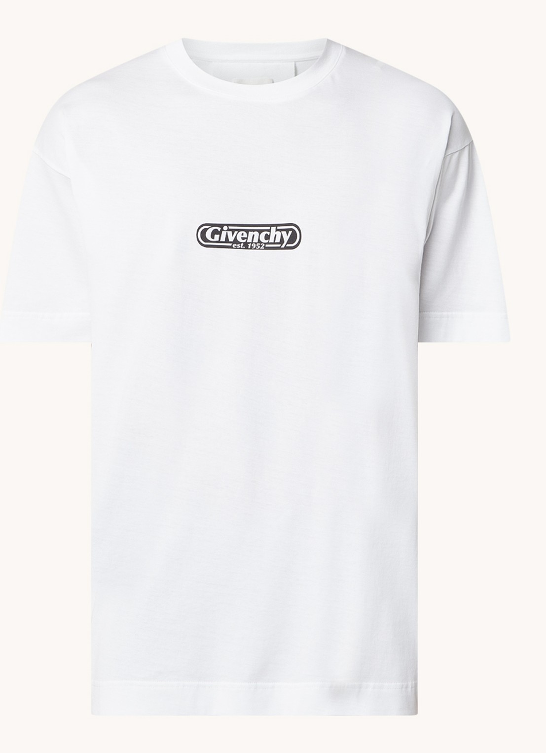 Givenchy T-shirt met logo - voorkant wit