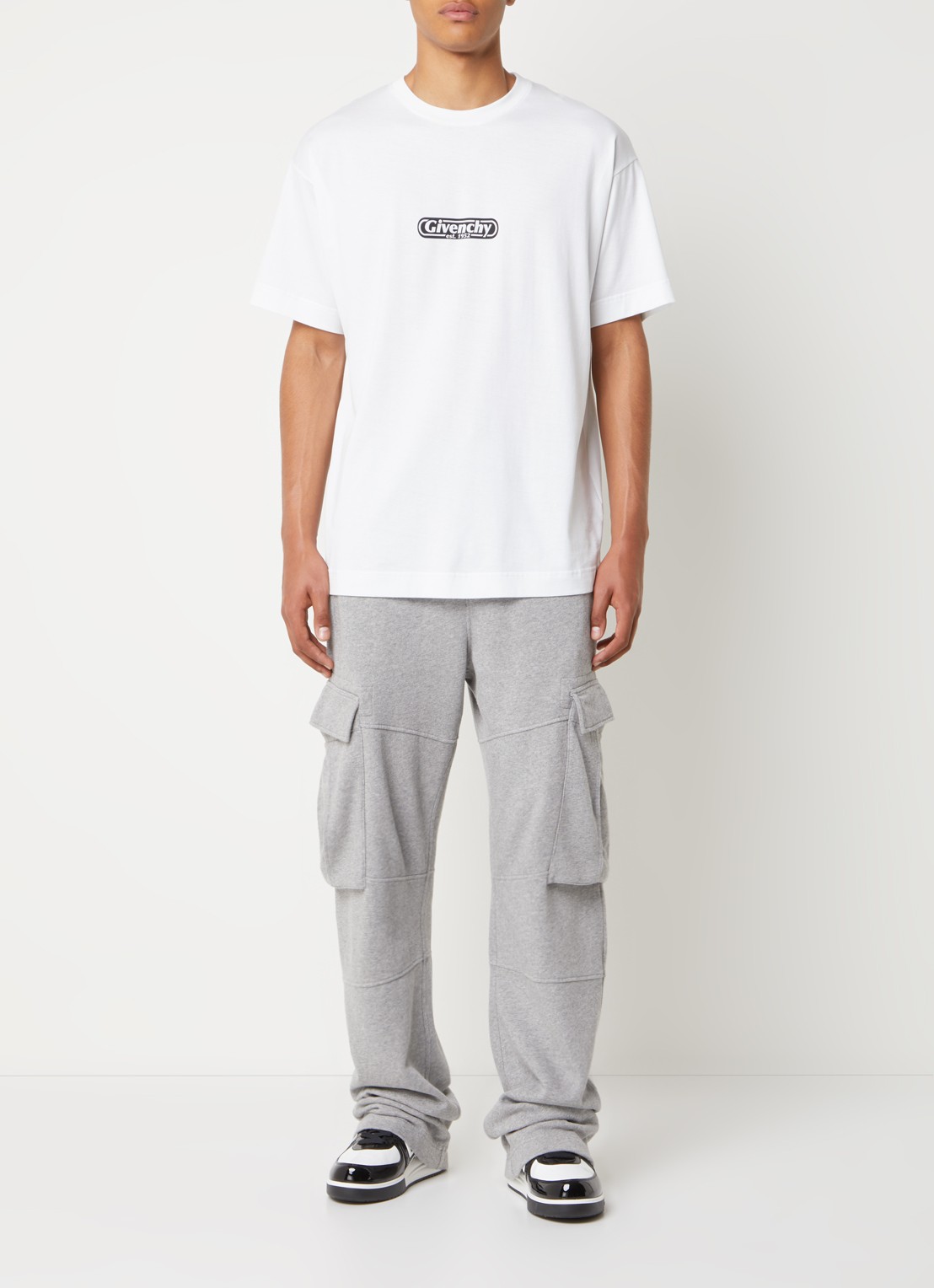 Givenchy T-shirt met logo - voorkant 2 wit