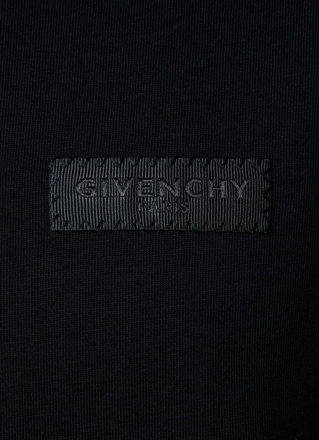 Givenchy T-shirt met logo - detail 5 zwart