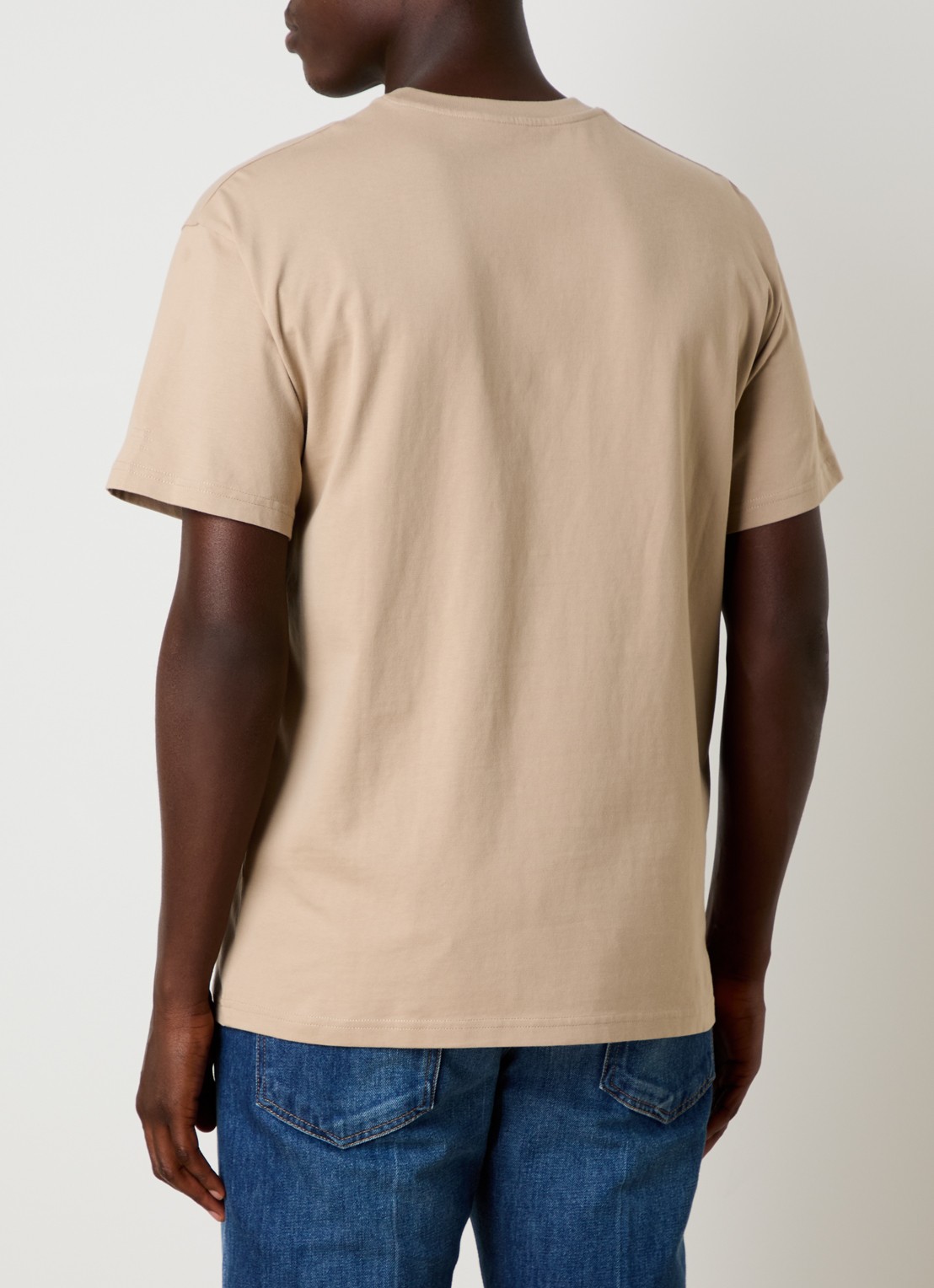 Givenchy T-shirt met logo - achterkant 3 beige