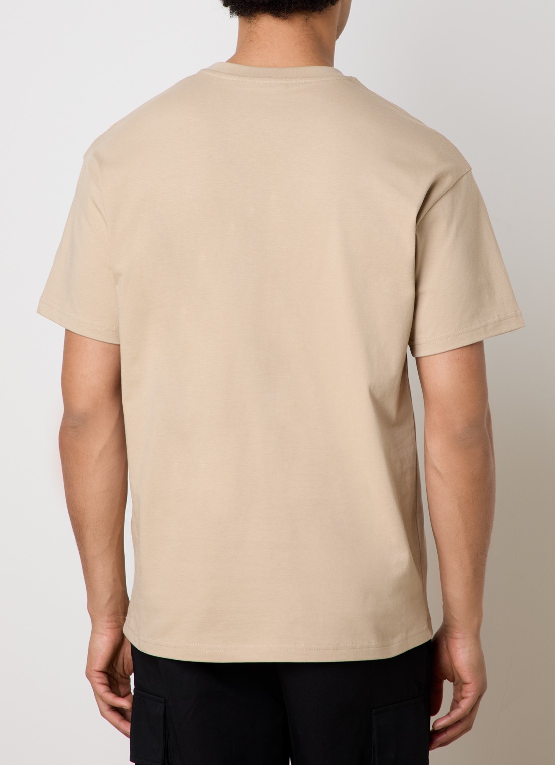 Givenchy T-shirt met logoborduring - achterkant 5 beige