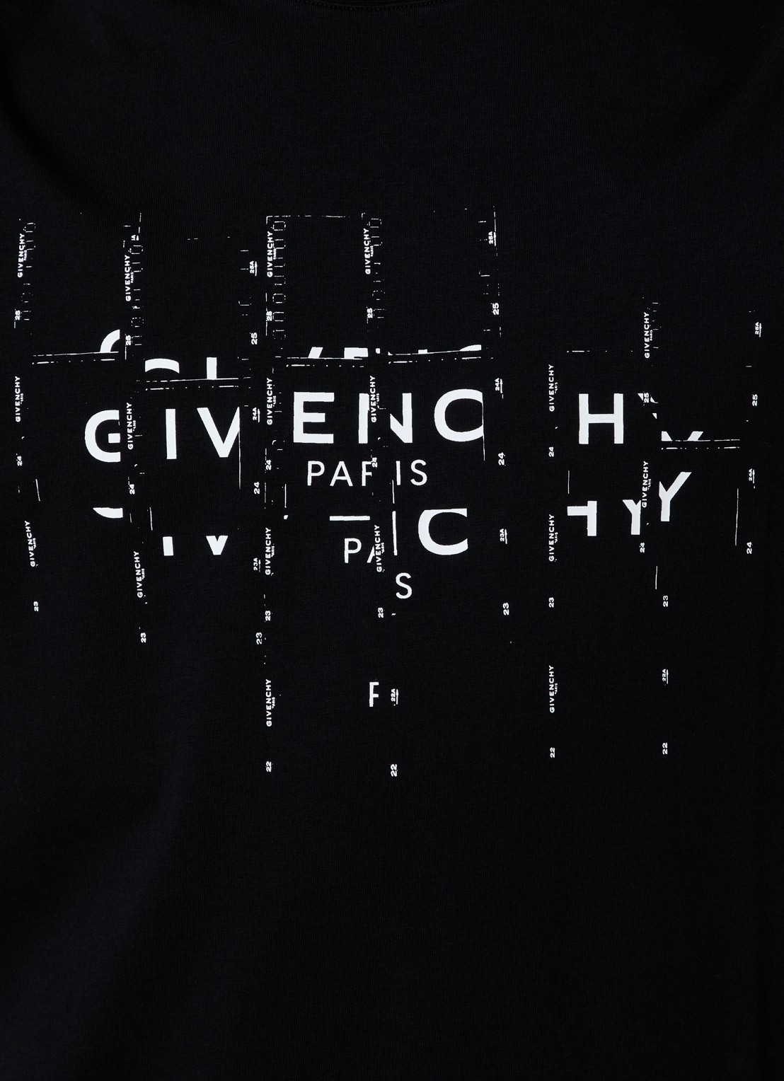 Givenchy T-shirt met logoprint - detail 2 zwart