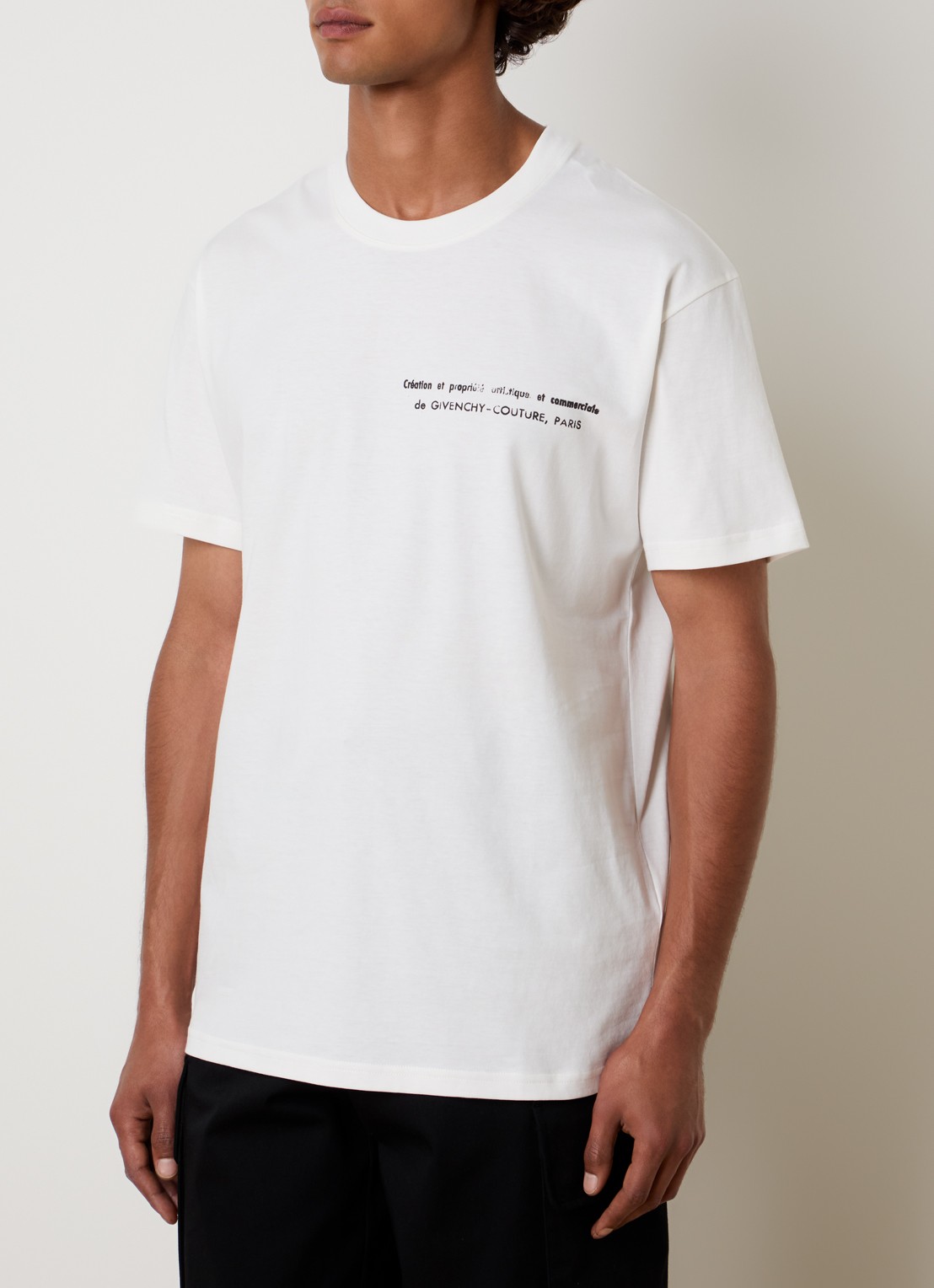 Givenchy T-shirt met print - achterkant 3 wit
