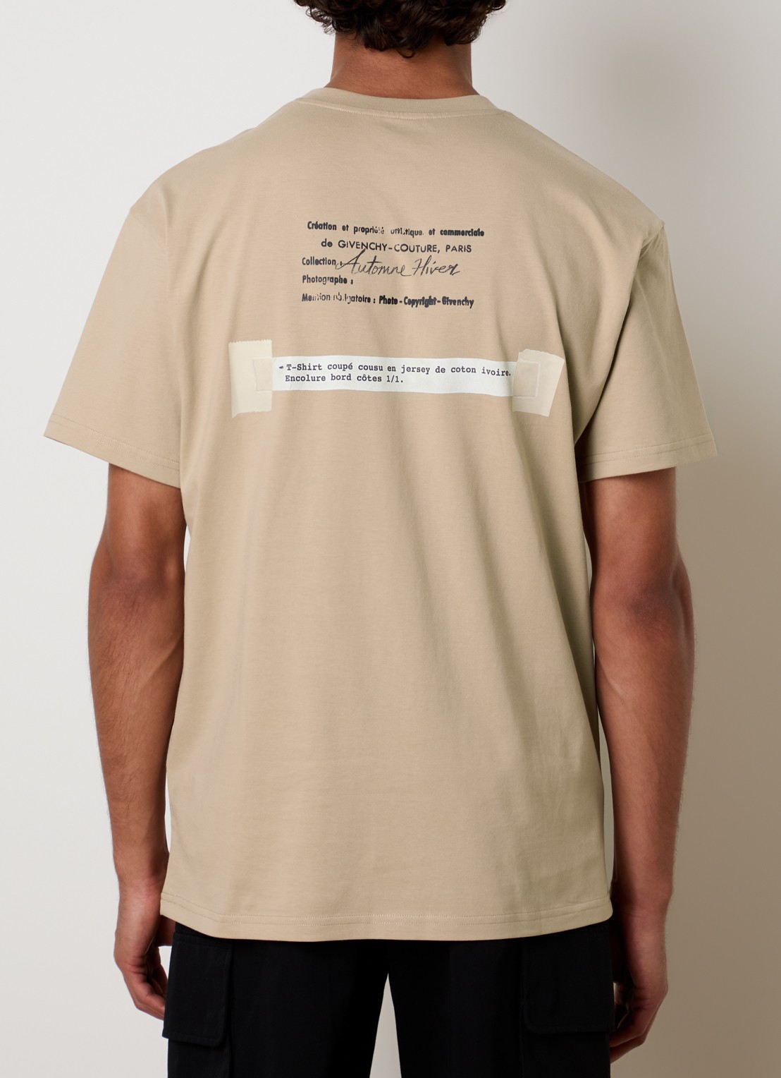Givenchy T-shirt met print - detail 4 camel