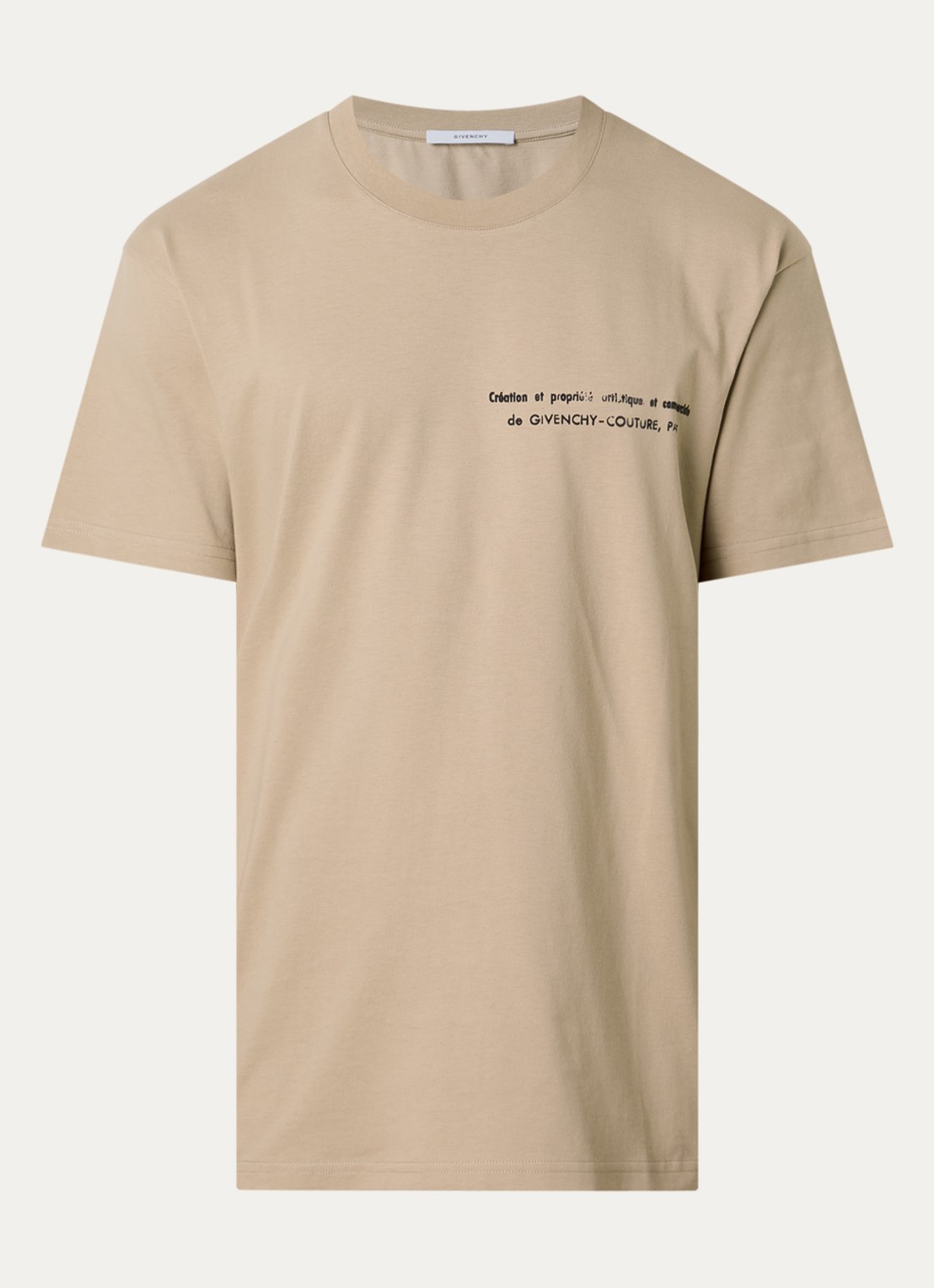 Givenchy T-shirt met print - voorkant 2 camel