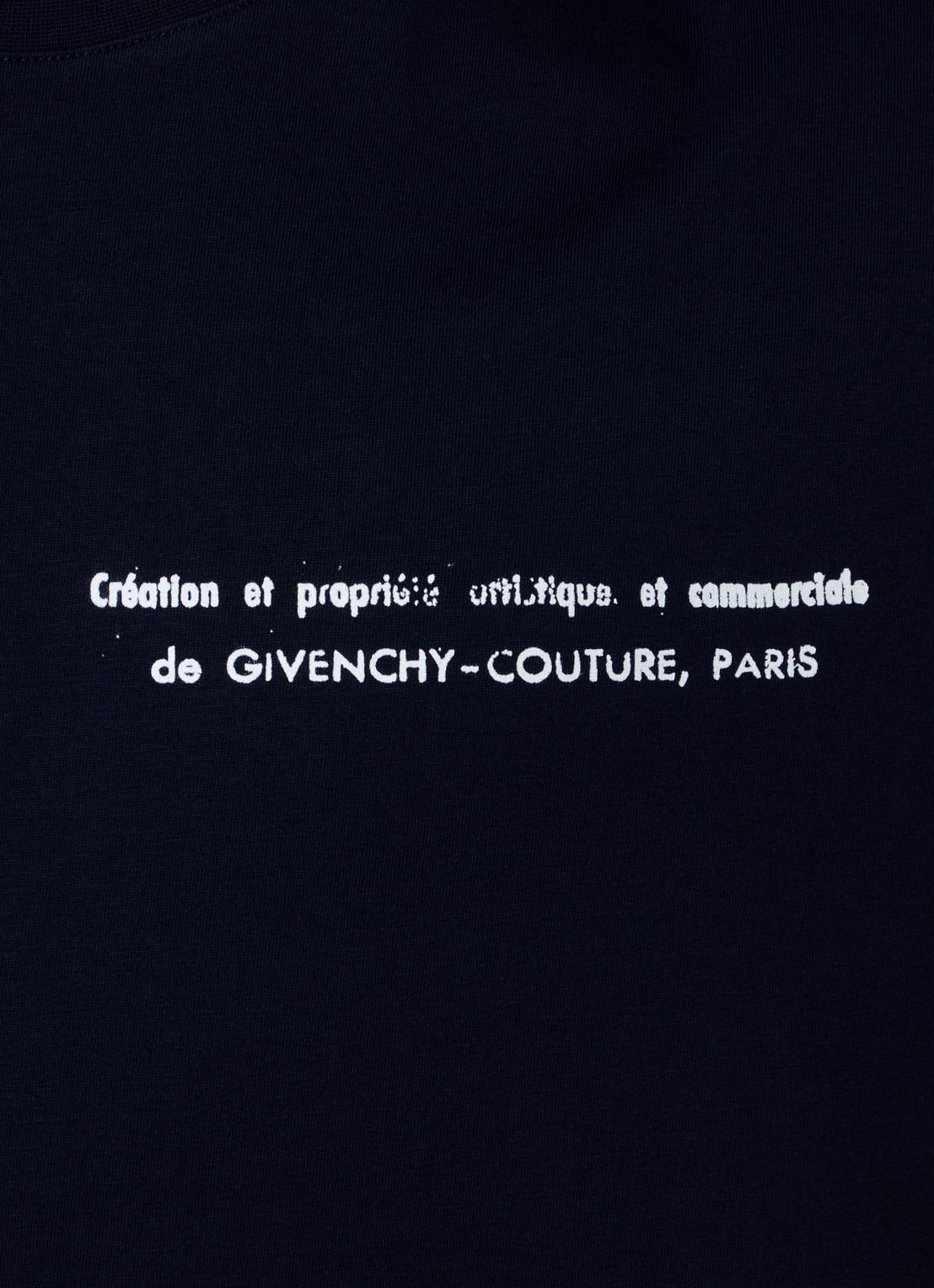Givenchy T-shirt met print - detail 5 donkerblauw