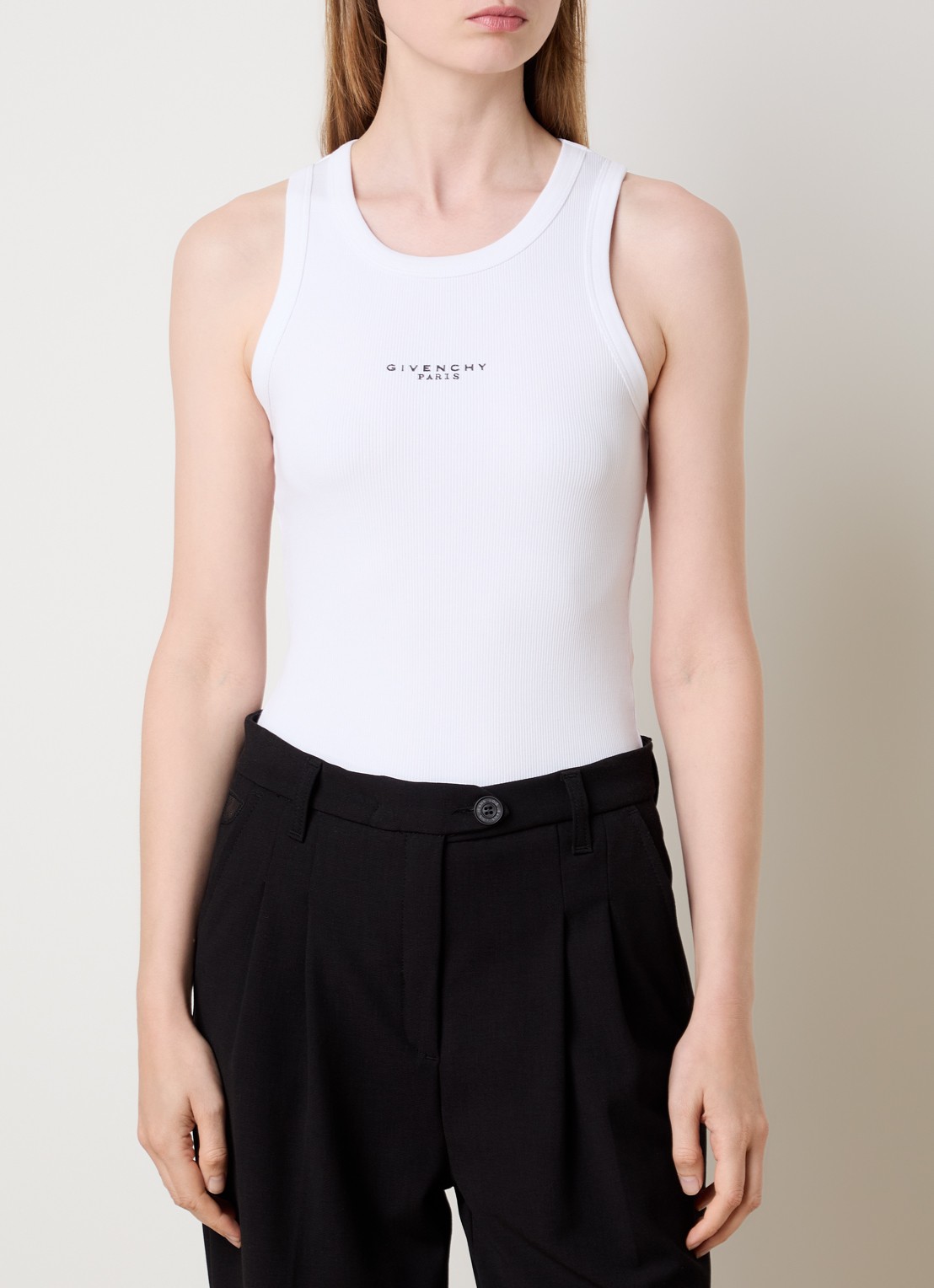 Givenchy Tanktop met logo - detail 3 wit