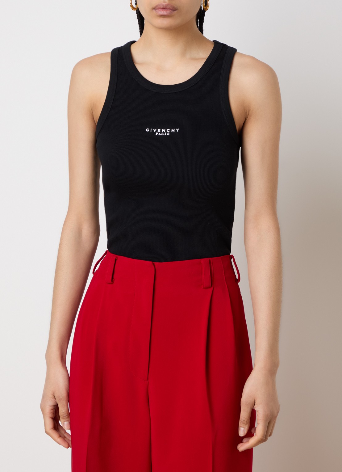 Givenchy Tanktop met logoprint - detail 4 zwart