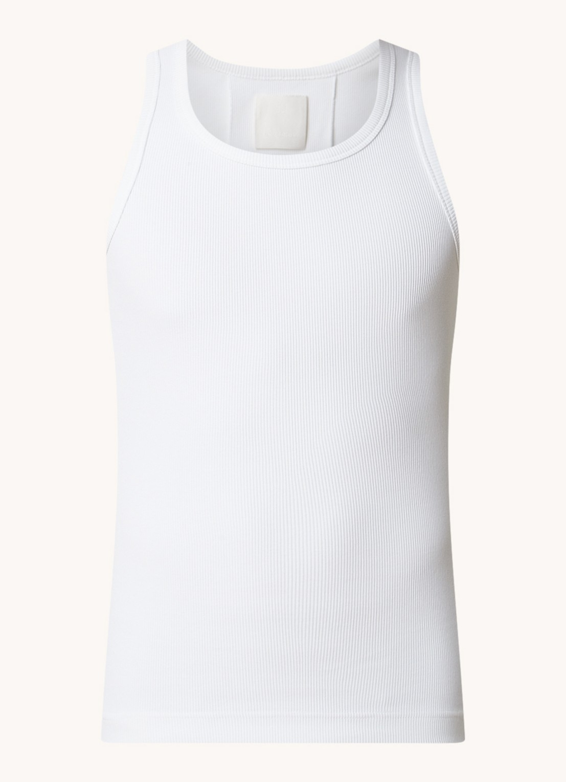Givenchy Tanktop met ribstructuur - voorkant 2 wit