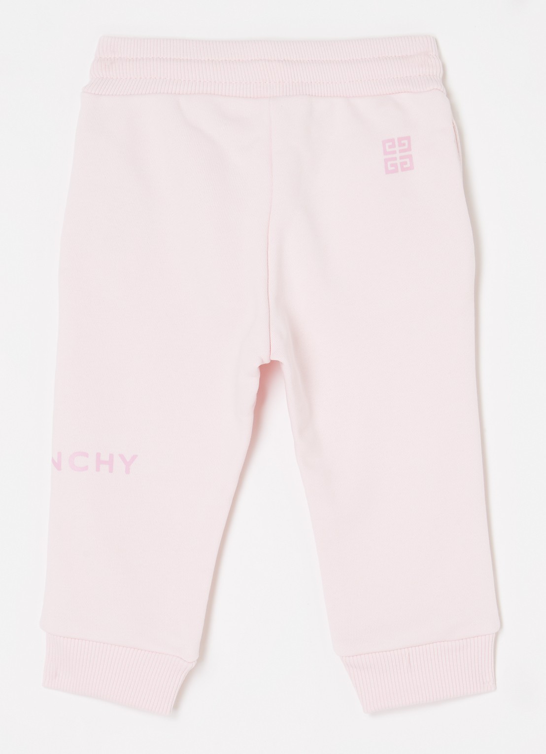 Givenchy Tapered fit joggingbroek met logoprint - voorkant 3 lichtroze