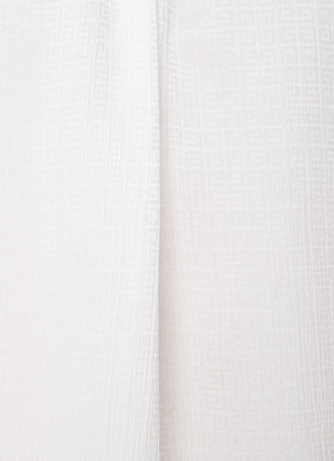 Givenchy Tuniek van zijde met logoprint en strikdetail - detail 4 gebroken wit