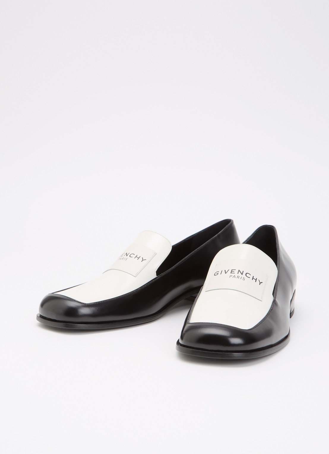 Givenchy Tux Bicolor loafer van kalfsleer - detail 3 zwart