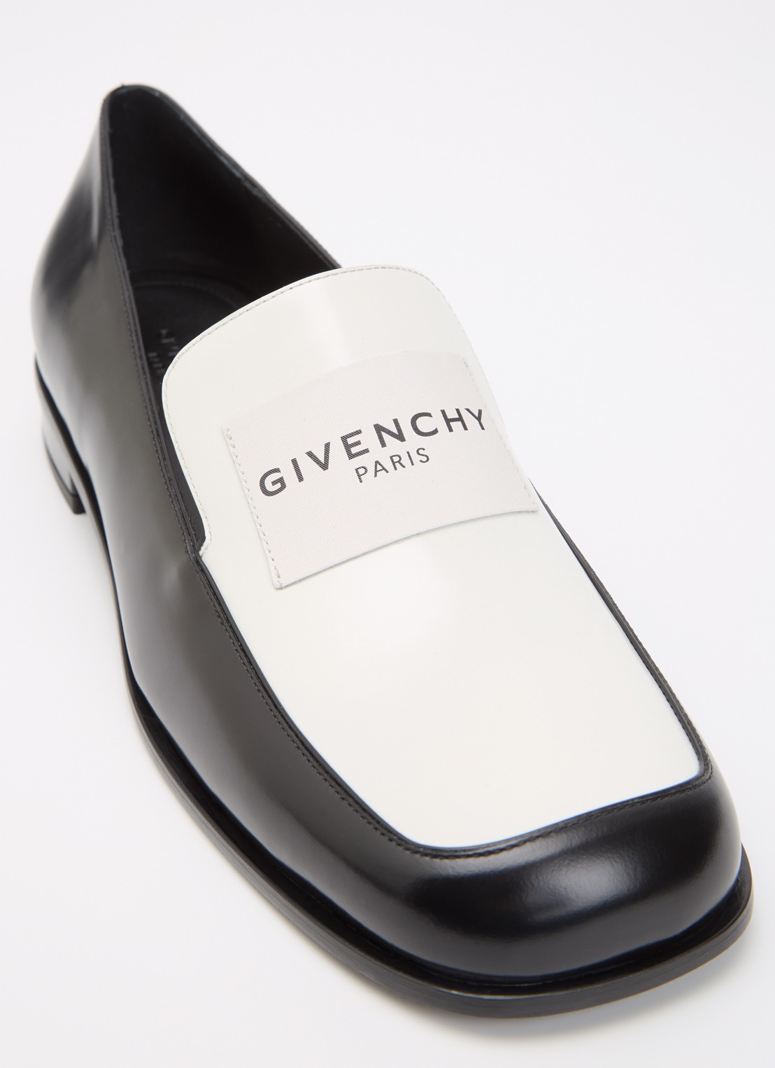 Givenchy Tux Bicolor loafer van kalfsleer - detail 6 zwart