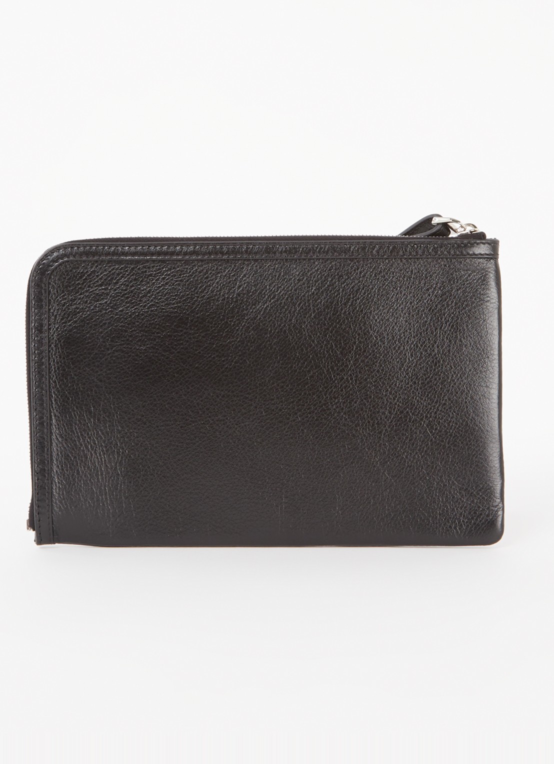 Givenchy Voyou clutch van kalfsleer  - achterkant 5 zwart