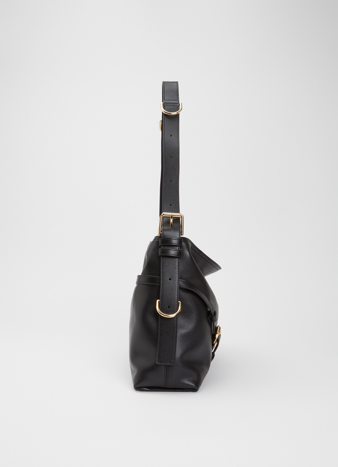 Givenchy Voyou schoudertas van kalfsleer met verstelbare schouderriem - detail 4 zwart