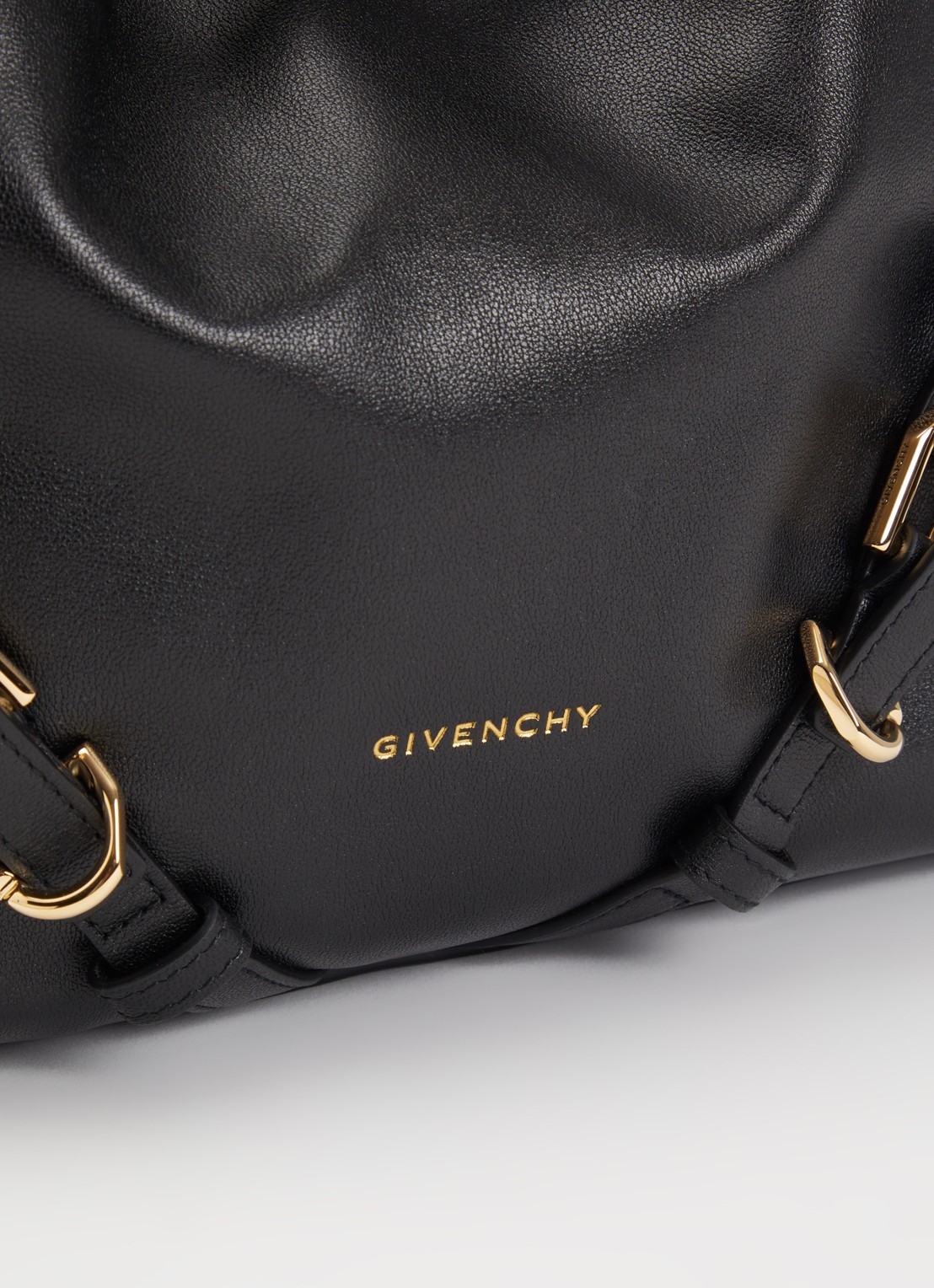 Givenchy Voyou Small schoudertas van kalfsleer - detail 6 zwart