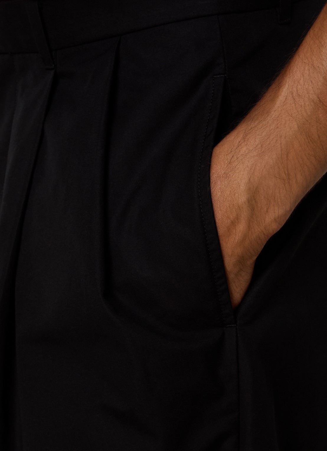 Givenchy Wide fit pantalon met steekzakken - detail 4 zwart