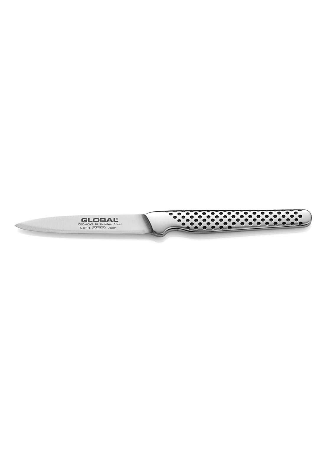 Global GSF-15 Schilmesje 8 cm - voorkant zilver