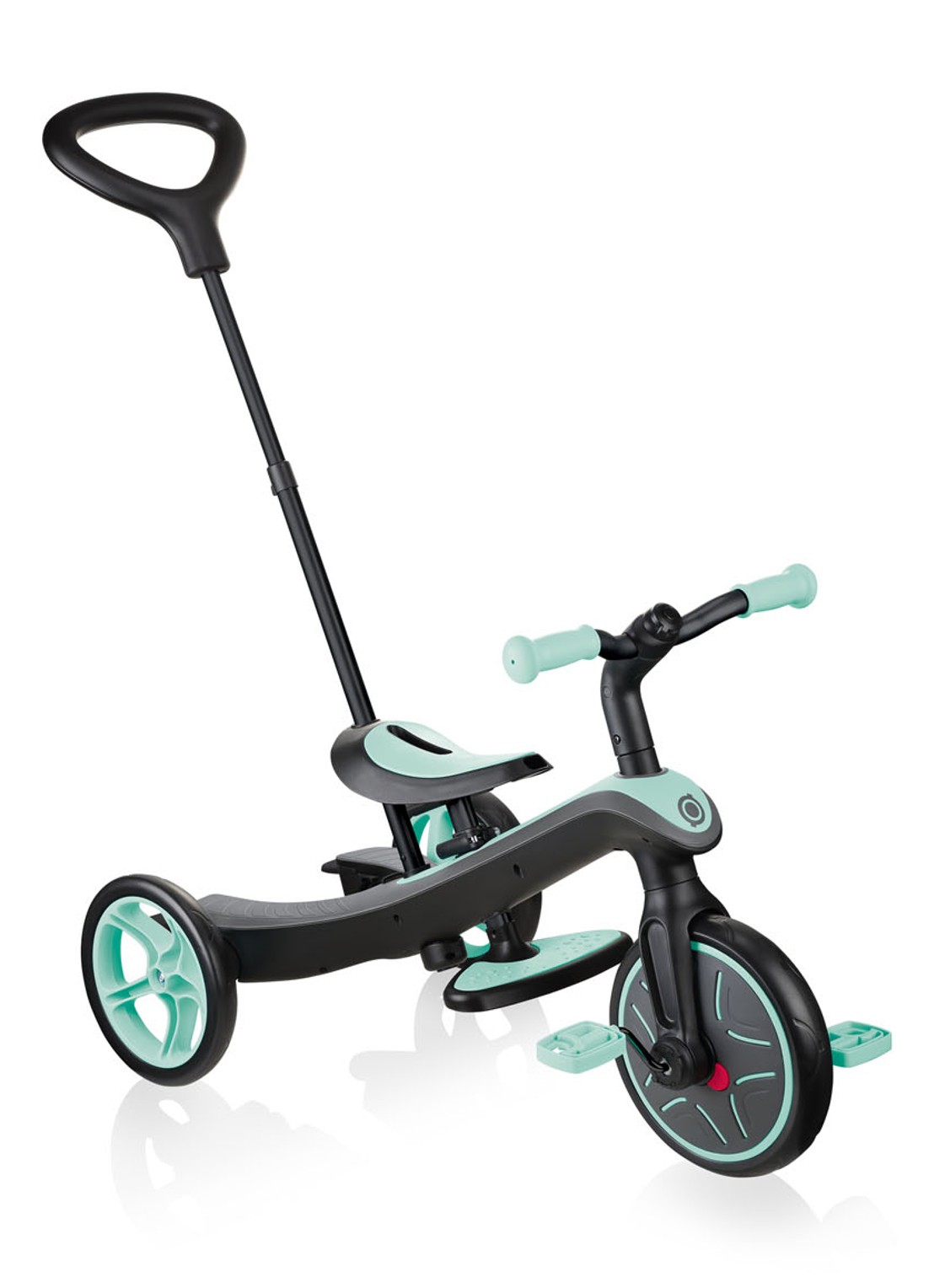 Globber Loopfiets Trike Explorer 4 in 1 - voorkant 7 mint