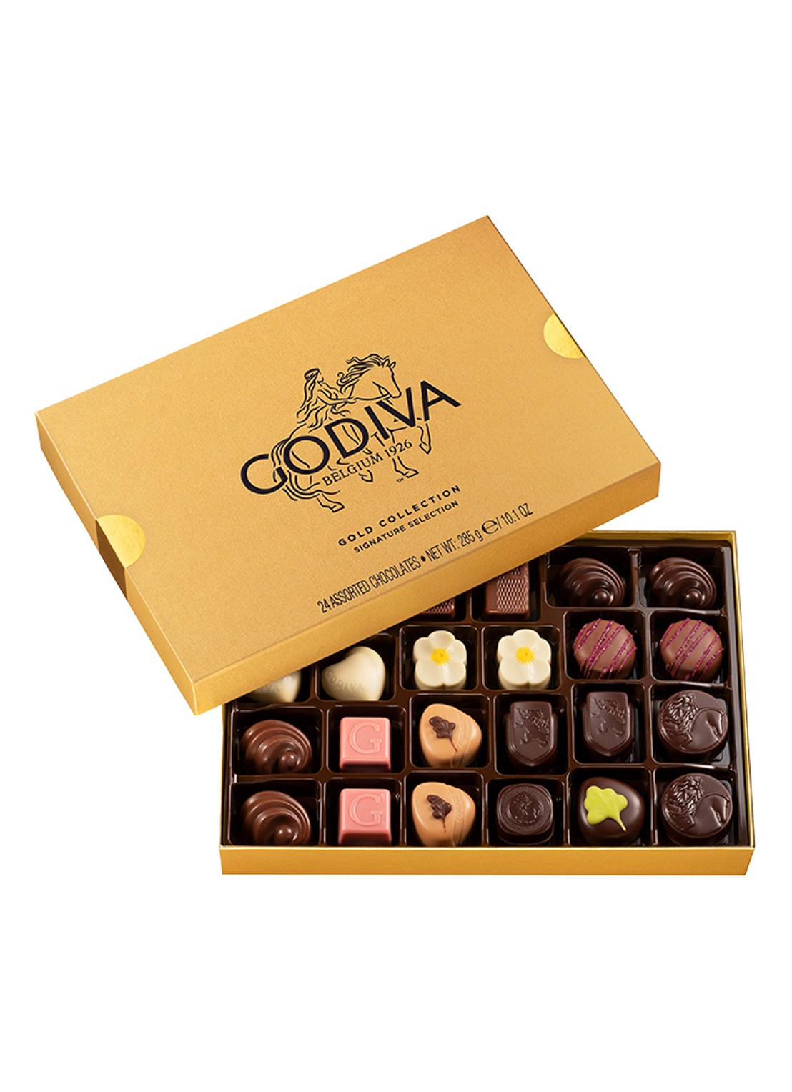 Godiva Gold Collection chocolade bonbons 24 stuks - voorkant undefined