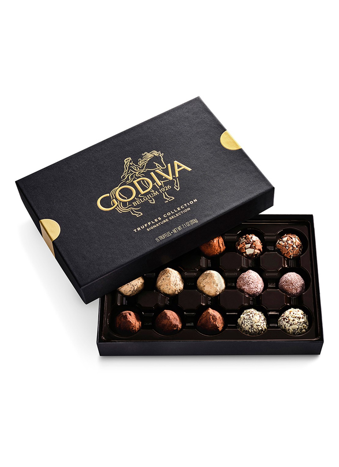 Godiva Truffles Collection chocolade bonbons 15 stuks - voorkant undefined