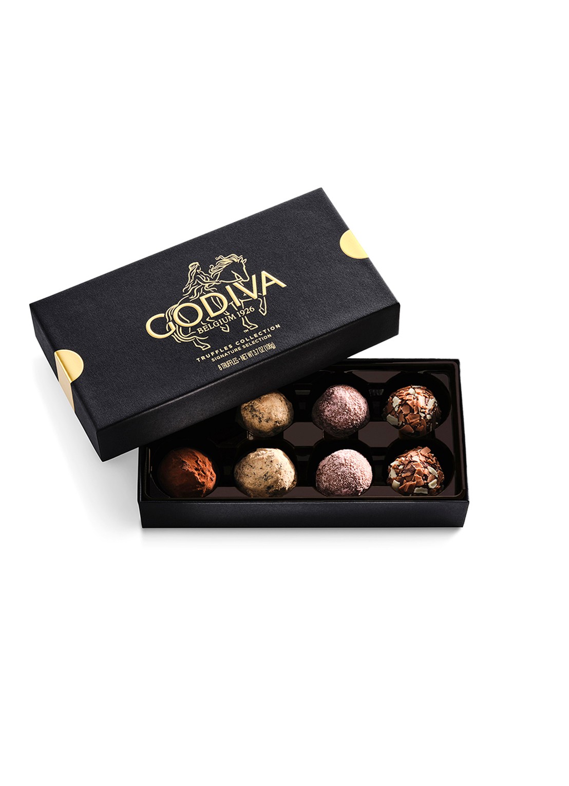 Godiva Truffles Collection chocolade bonbons 8 stuks - voorkant 2 undefined