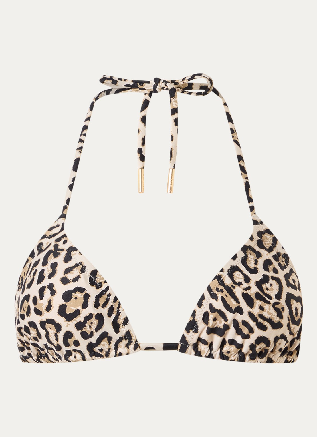 Goldbergh Bosco Nazca triangel bikinitop met uitneembare vulling - voorkant 3 beige