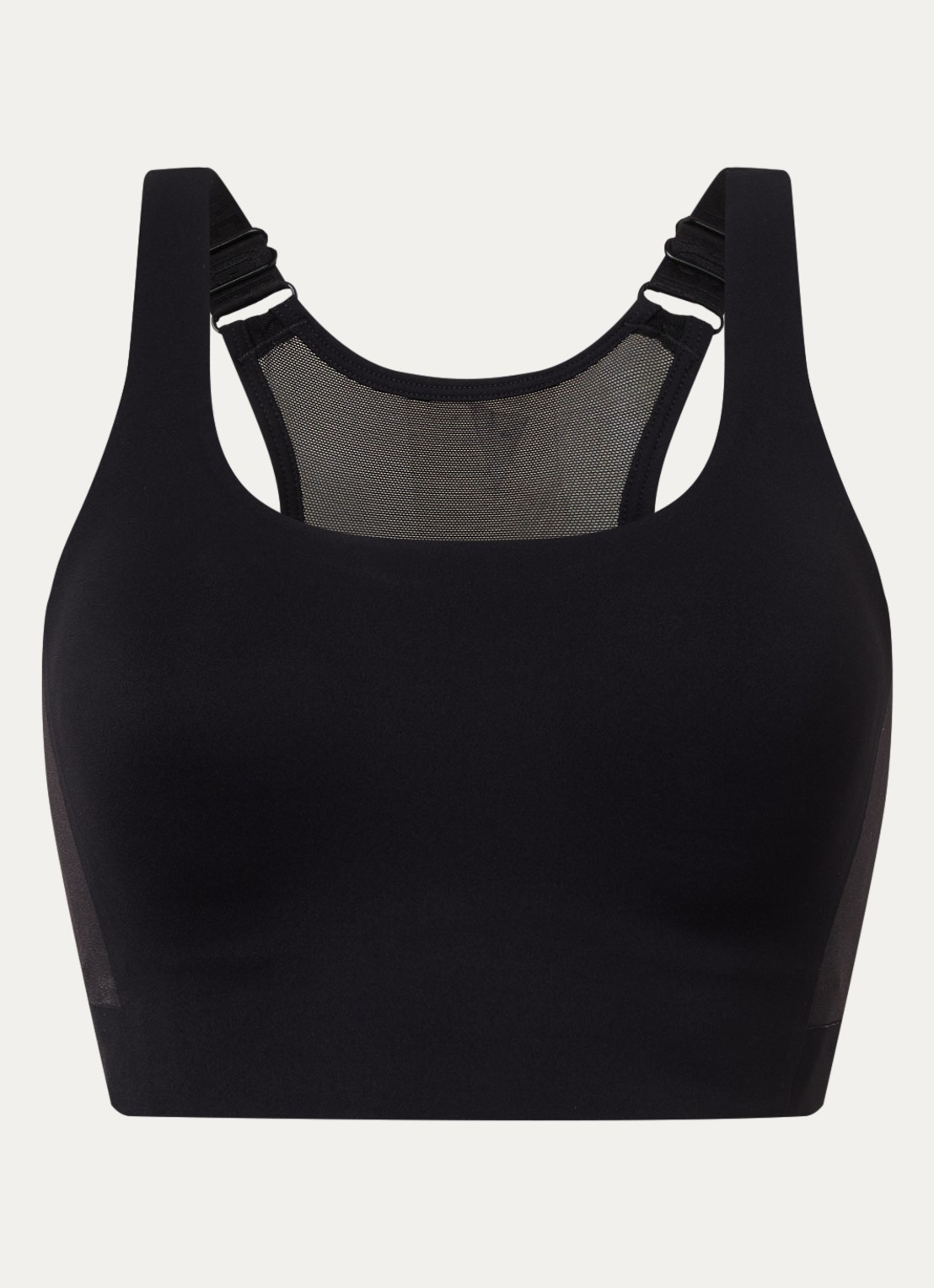 Goldbergh Caprisa sport bh met medium support - voorkant 2 zwart