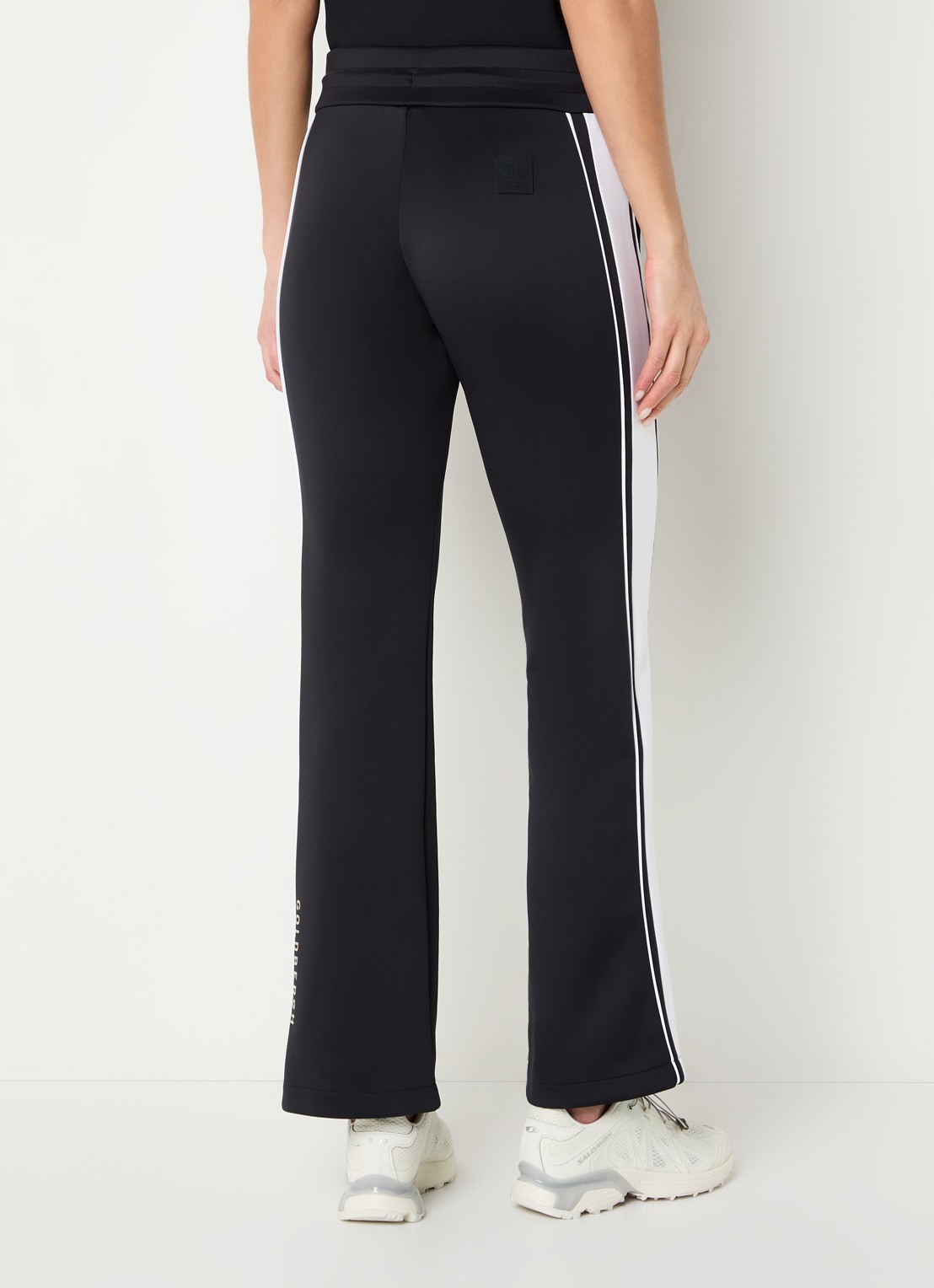 Goldbergh Elio high waist flared joggingbroek - achterkant 5 zwart