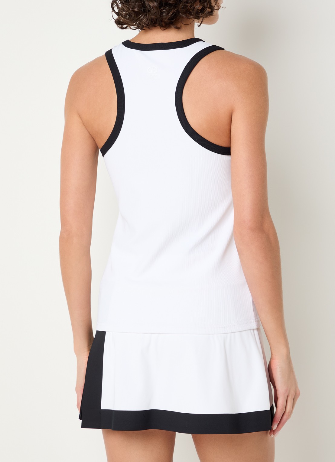 Goldbergh Gabrielle tanktop met ronde hals - achterkant 4 wit