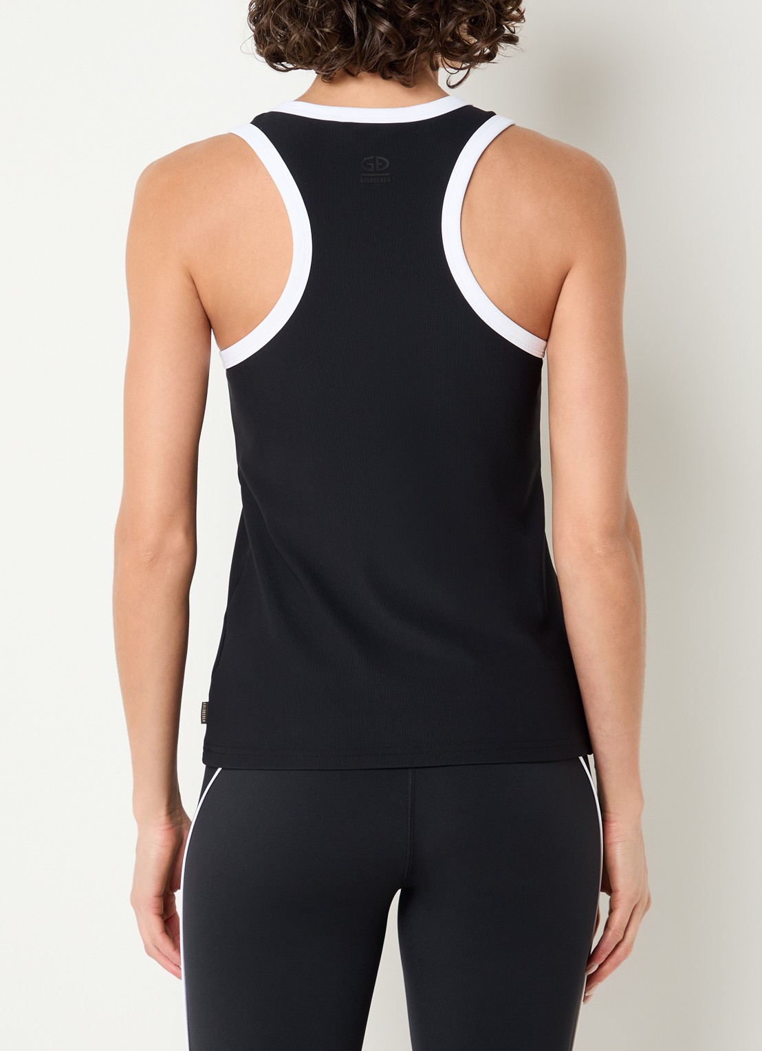Goldbergh Gabrielle tanktop met ronde hals - achterkant 4 zwart