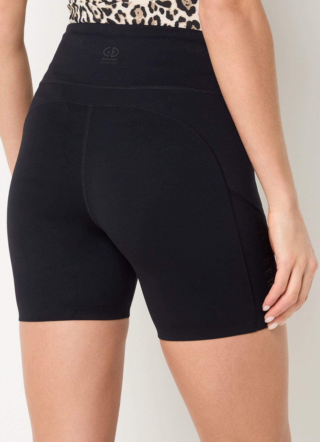 Goldbergh Lilou high waist trainingslegging - achterkant 5 zwart