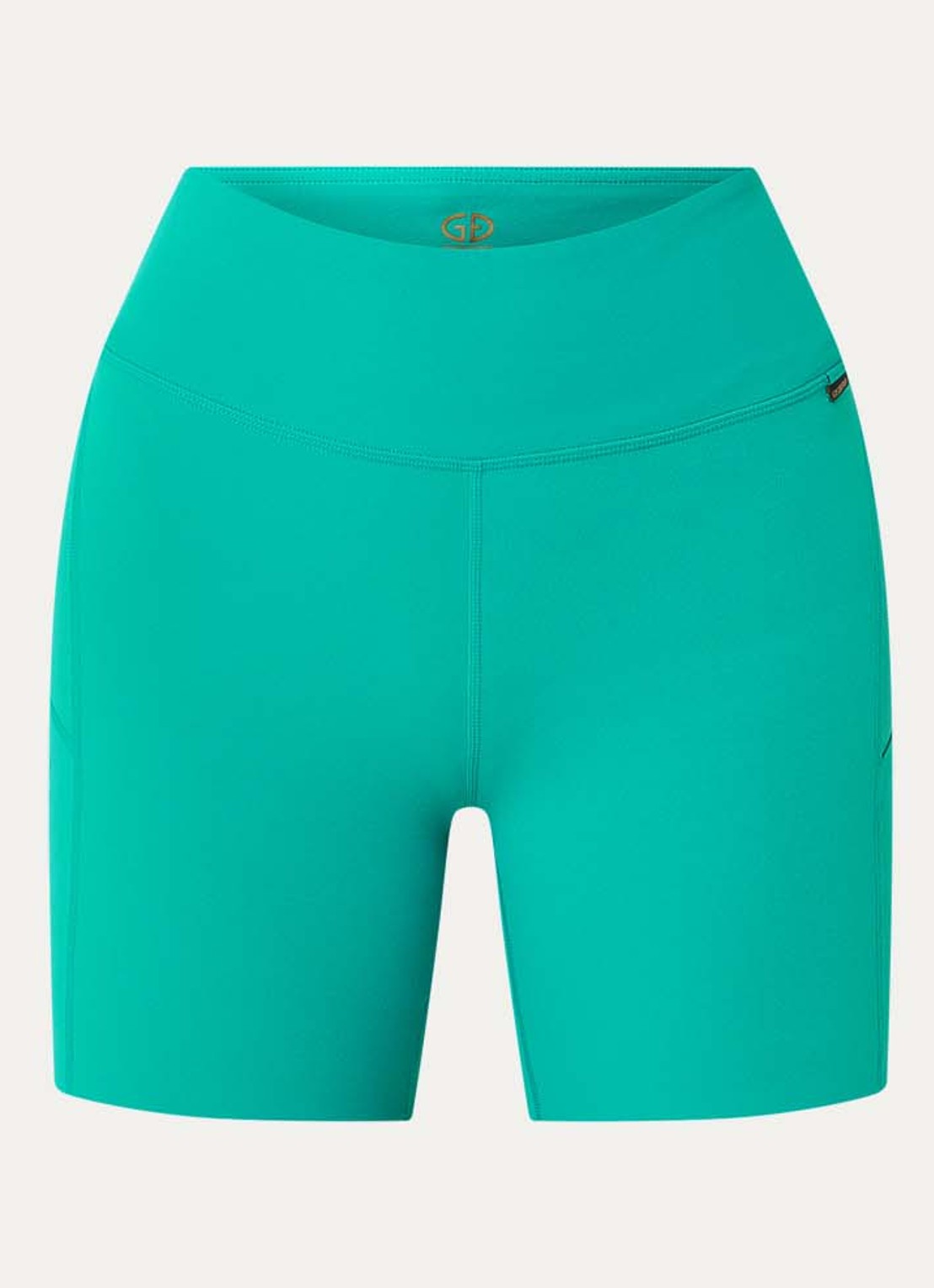 Goldbergh Lilou high waist trainingslegging - voorkant 3 turquoise