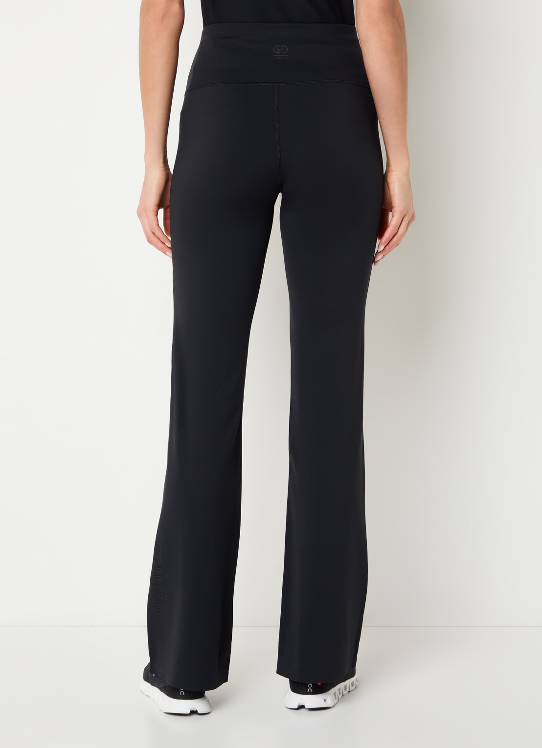 Goldbergh Lunge high waist flared fit legging - achterkant 5 zwart