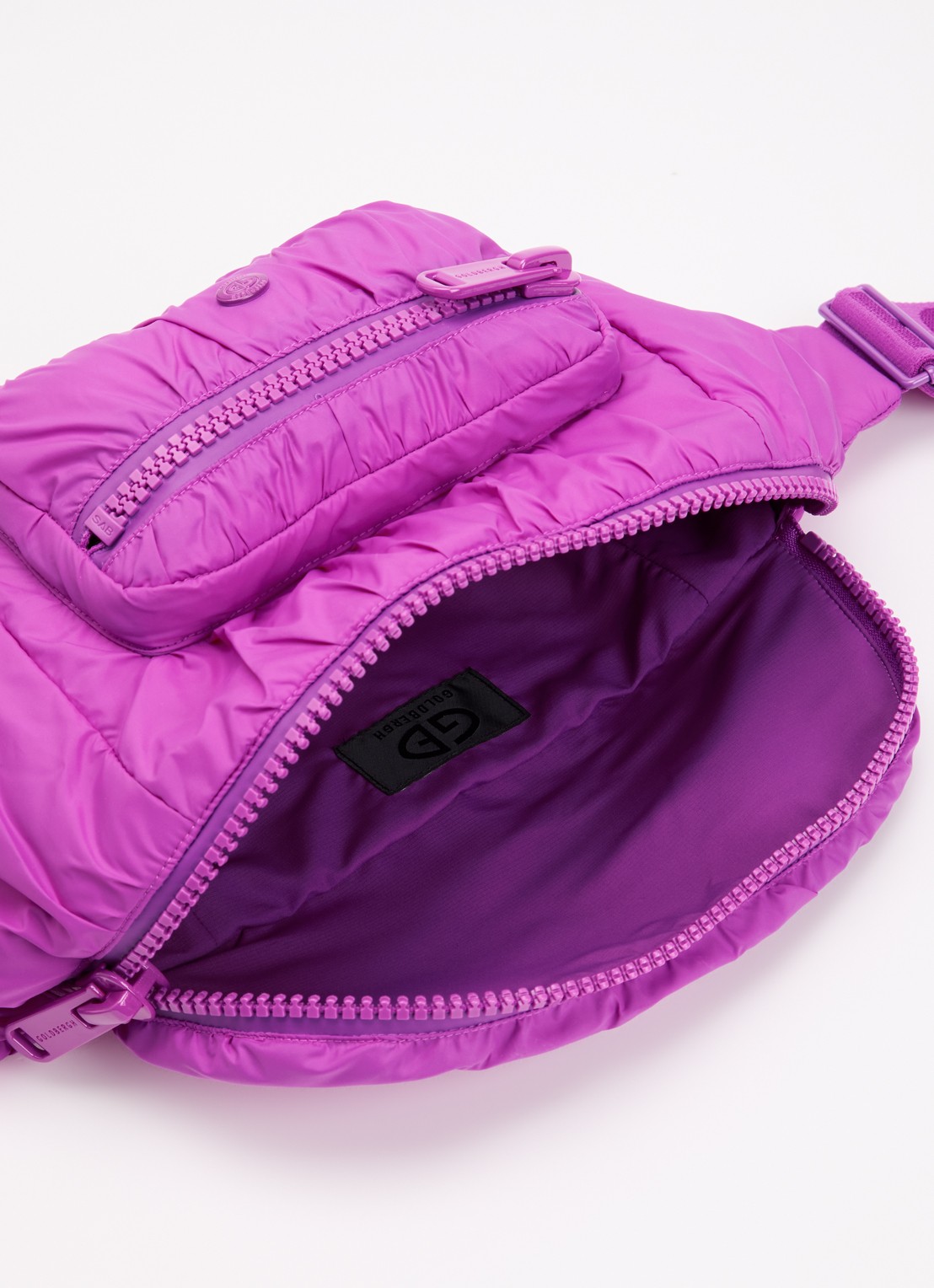 Goldbergh Maddalyn heuptas met logo - detail 3 violet