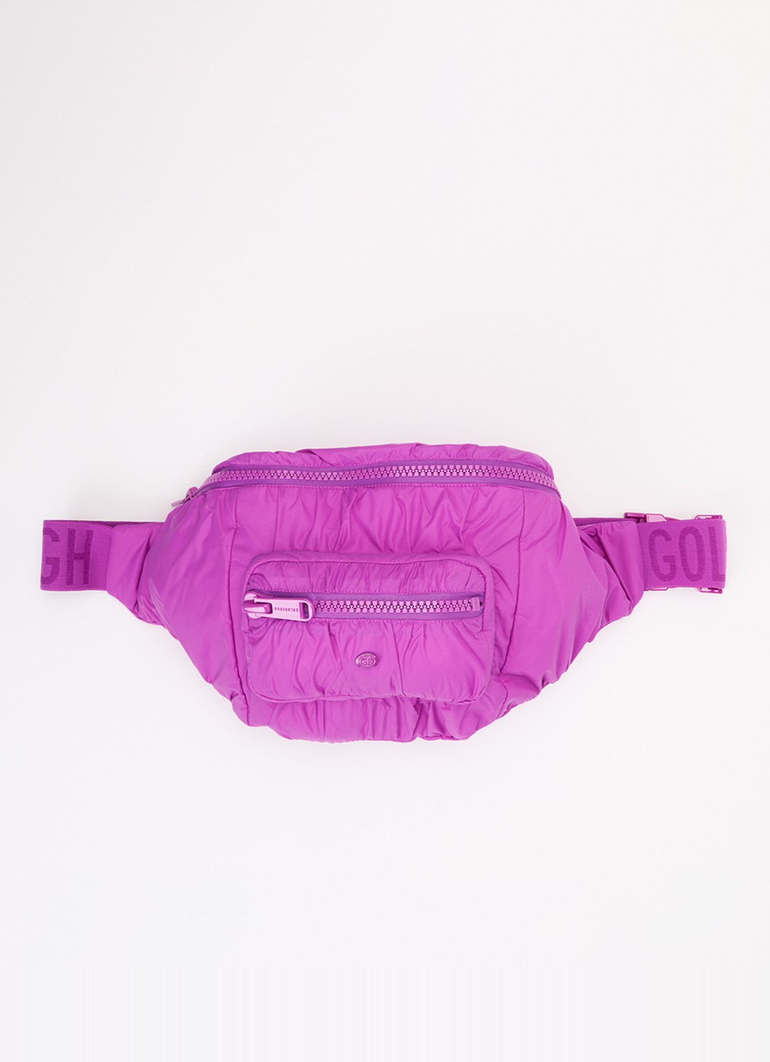 Goldbergh Maddalyn heuptas met logo - voorkant violet