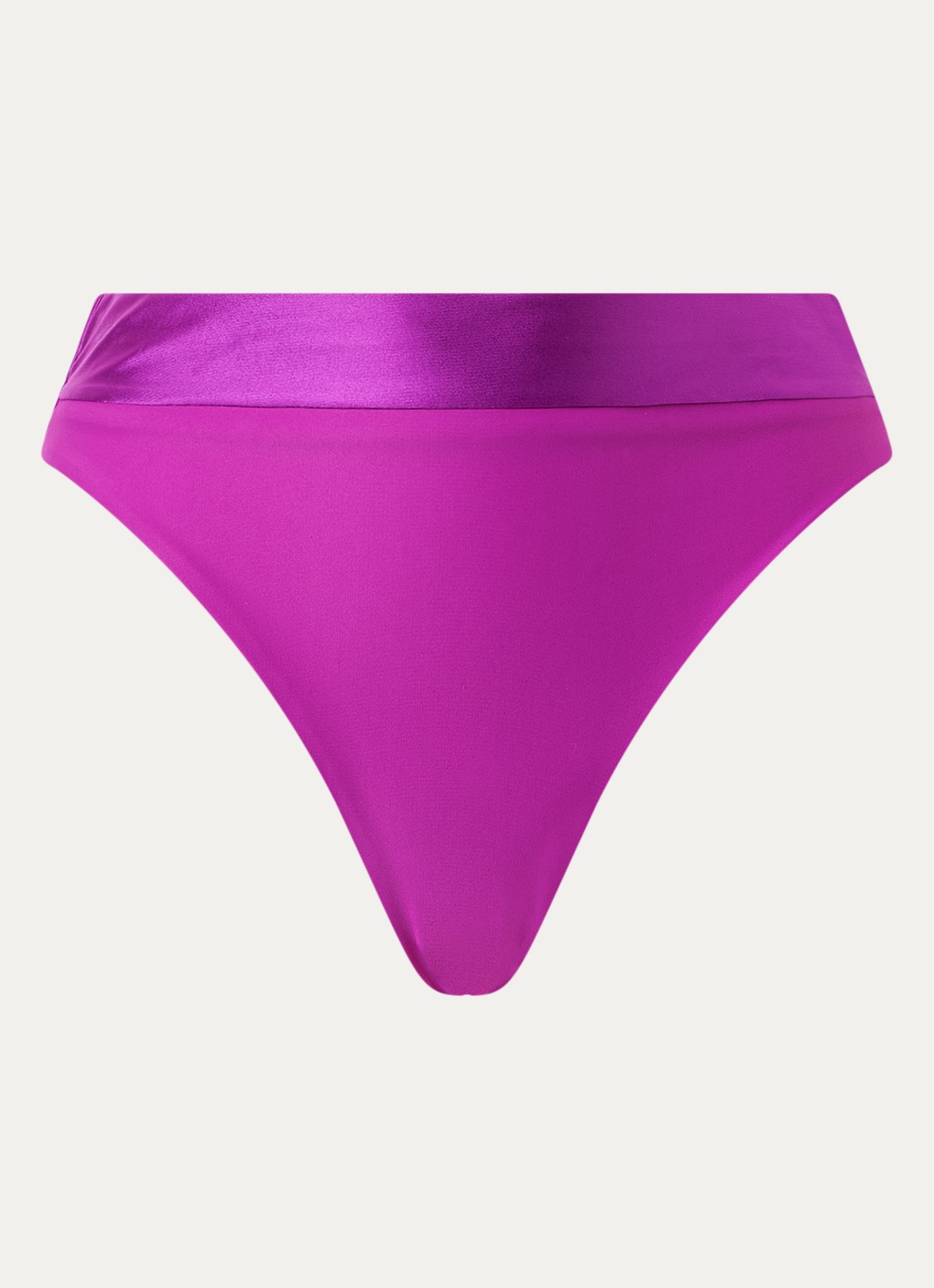 Goldbergh Oceane high waisted hipster bikinislip - voorkant 2 paars